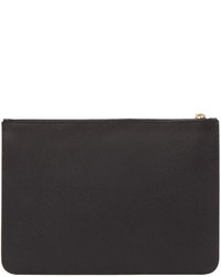 Pochette en cuir noire Alexander McQueen