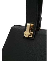 Pochette en cuir noire The Volon