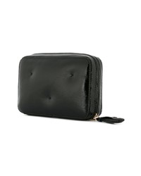 Pochette en cuir noire Anya Hindmarch