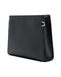 Pochette en cuir noire Dolce & Gabbana