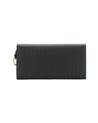 Pochette en cuir noire Zanellato