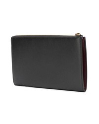 Pochette en cuir noire Salvatore Ferragamo