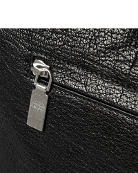 Pochette en cuir noire Alexander McQueen