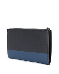 Pochette en cuir noire Salvatore Ferragamo