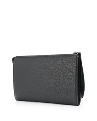 Pochette en cuir noire Salvatore Ferragamo