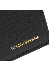 Pochette en cuir noire Dolce & Gabbana