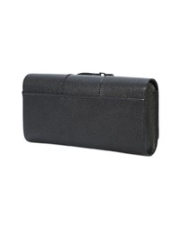 Pochette en cuir noire Perrin Paris