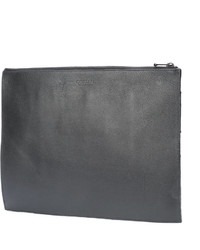 Pochette en cuir noire OSKLEN