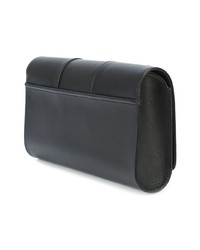 Pochette en cuir noire Perrin Paris