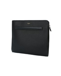 Pochette en cuir noire Givenchy