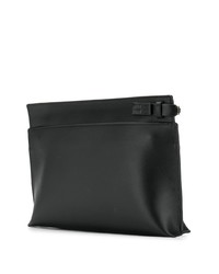 Pochette en cuir noire Loewe