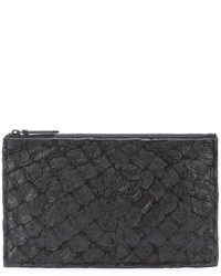 Pochette en cuir noire OSKLEN