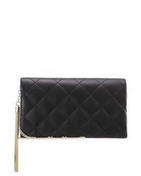 Pochette en cuir noire Parfois