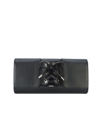 Pochette en cuir noire Perrin Paris