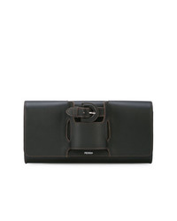 Pochette en cuir noire Perrin Paris