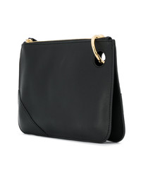 Pochette en cuir noire JW Anderson