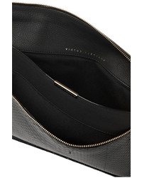 Pochette en cuir noire Victoria Beckham