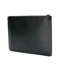 Pochette en cuir noire Givenchy