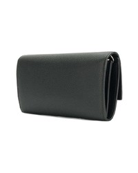 Pochette en cuir noire Alexander McQueen