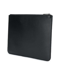 Pochette en cuir noire Givenchy