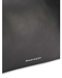 Pochette en cuir noire Alexander McQueen