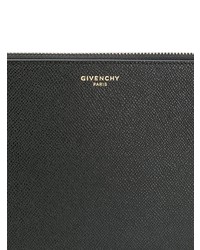 Pochette en cuir noire Givenchy