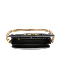 Pochette en cuir noire Burberry