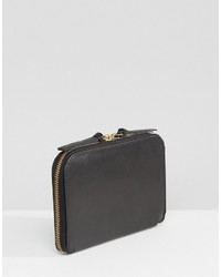 Pochette en cuir noire Urban Code