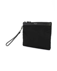 Pochette en cuir noire Michael Kors Collection