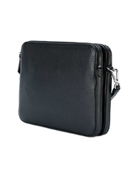 Pochette en cuir noire Dolce & Gabbana