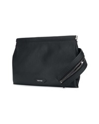 Pochette en cuir noire Tom Ford