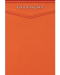 Pochette en cuir orange Givenchy