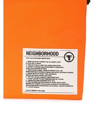 Pochette en cuir orange Neighborhood