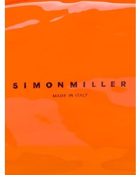 Pochette en cuir orange Simon Miller