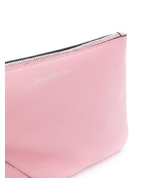 Pochette en cuir rose JW Anderson