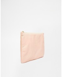 Pochette en cuir rose American Apparel