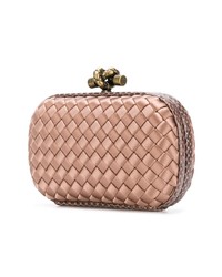 Pochette en cuir rose Bottega Veneta