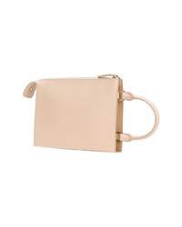 Pochette en cuir rose Jil Sander