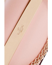 Pochette en cuir rose Valentino