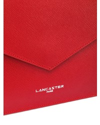 Pochette en cuir rouge Lancaster