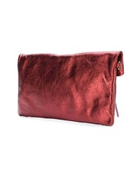 Pochette en cuir rouge L'Autre Chose