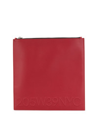 Pochette en cuir rouge Calvin Klein 205W39nyc