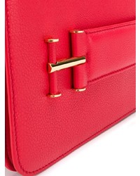 Pochette en cuir rouge Tom Ford