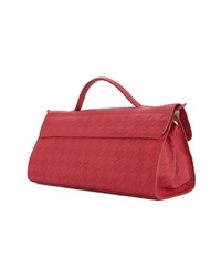 Pochette en cuir rouge Zanellato