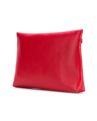 Pochette en cuir rouge Maison Margiela