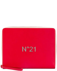 Pochette en cuir rouge No.21