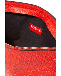 Pochette en cuir rouge Loewe