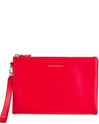 Pochette en cuir rouge WANT Les Essentiels