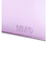 Pochette en cuir violet clair MM6 MAISON MARGIELA
