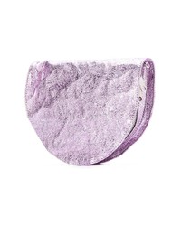 Pochette en cuir violet clair Zilla